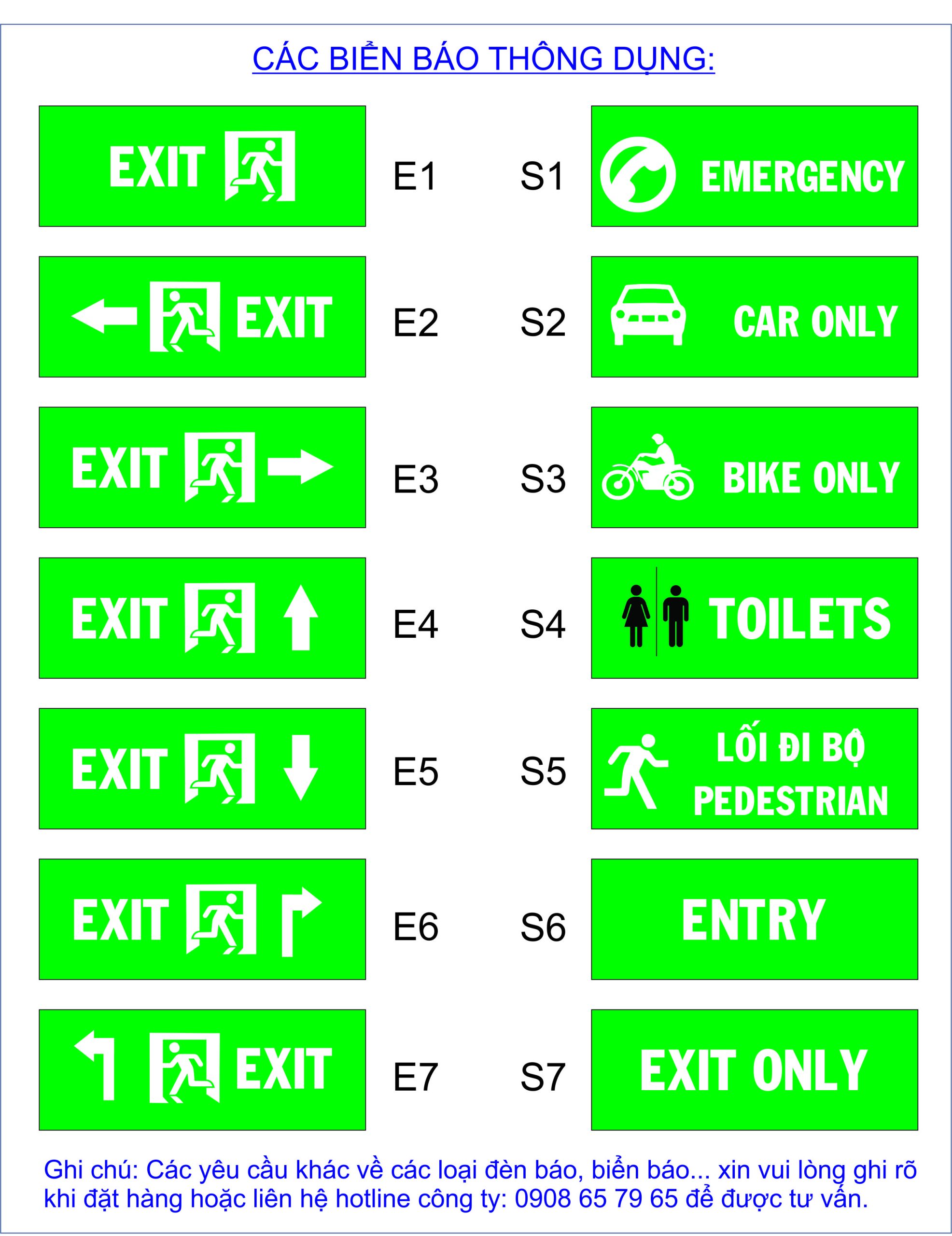 Bien bao EXIT